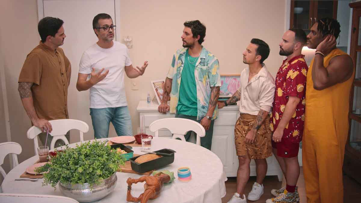 Rafael Stein e os Fabulosos em cena do episódio de Queer Eye Brasil